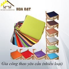 Mặt nệm vải, ghế dây buộc Vinahardware, màu đen - VNH1235B