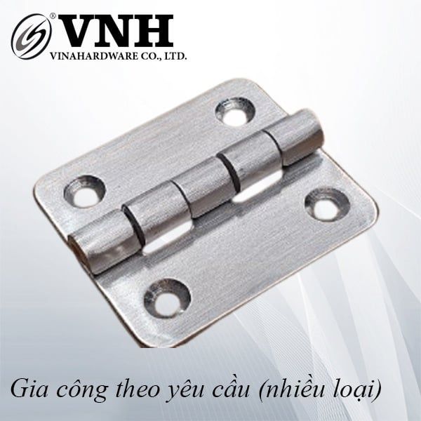 Bản lề lá bo góc, inox 304 - HHL4045I3