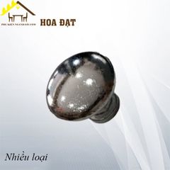 Núm tay nắm Vinahardware phi 23mm, sắt xi crom - HD023CR