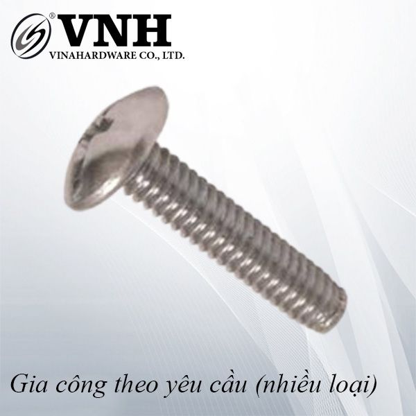 Bulong đầu dù tay nắm M4, inox 304-PCS415I-Con