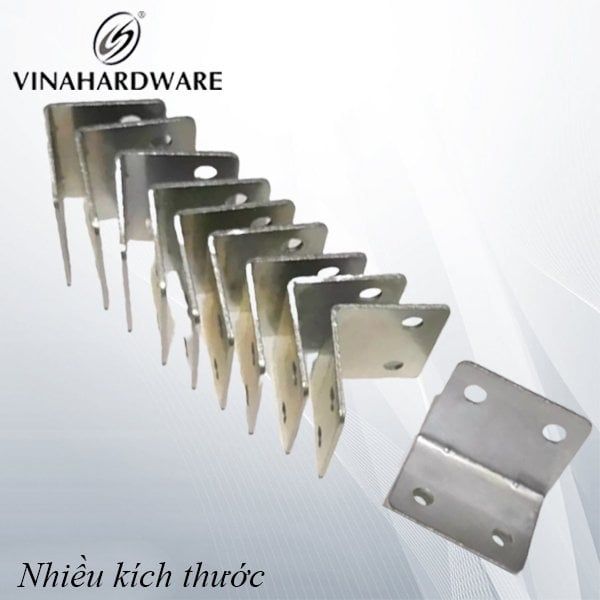 Pat ( Bas) ke sắt Vinahardware kích thước 30x30x30x1.5, xi trắng VNH30