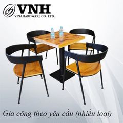 Ghế cho bàn cà phê Vinahardware, màu đen - VNH02560