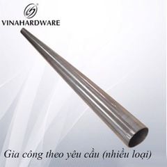 Ống côn Vinahardware inox 304 dày 1l2 phi 25mm chốt xuống 15mm dài 460mm, đánh bóng VNH2923581
