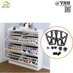 Khung kệ giày sắt sơn đen Vinahardware loại 260x200mm, 2 tầng VNH PSS924-PSS924 - HDFA467