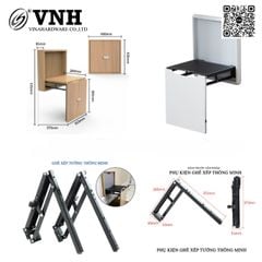 Phụ kiện ghế xếp tường thông minh VNH