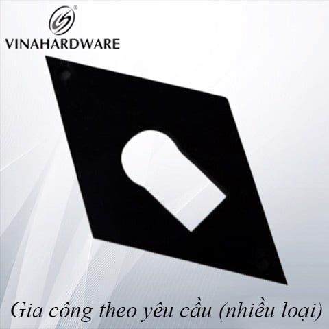 Mặt khóa màu đen Vinahardware, ngang 30mm dài 60mm VNH SP3060B-SP3060B