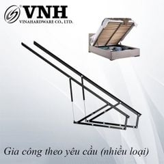 Tay nâng giường gấp toàn phần 1500mm, sơn đen Vinahardware - LB832D1500N500