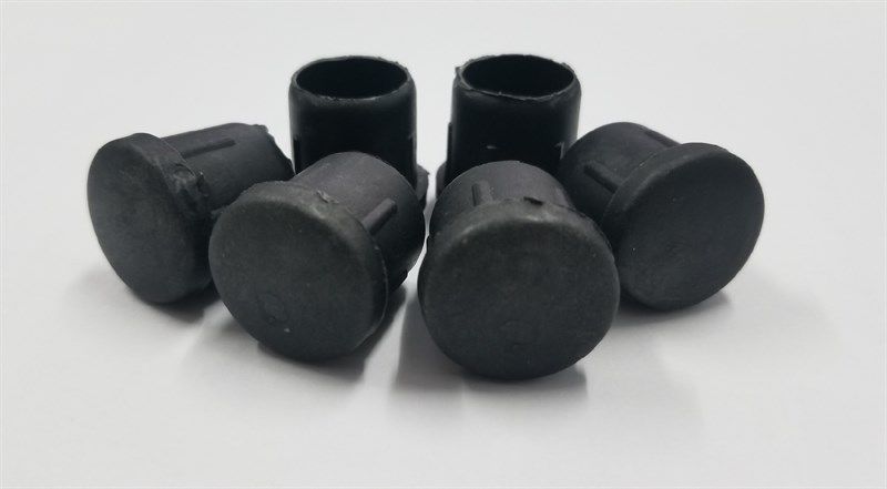 Nút chụp nhựa đen, chụp trong chân bàn phi 19mm NNB19T-NNB19T