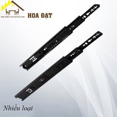 Ray bi 3 tầng Vinahardware, bản 45mm, không giảm chấn, màu đen -BBS0345300JNR