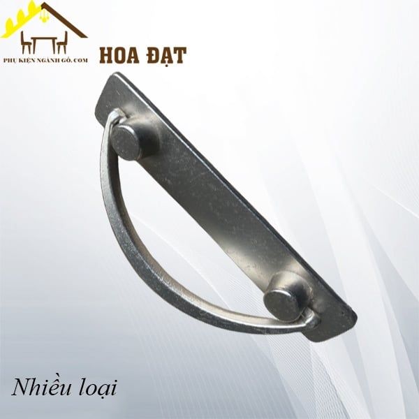 Tay nắm móc Vinahardware dài 125mm, màu niken - HD02D125
