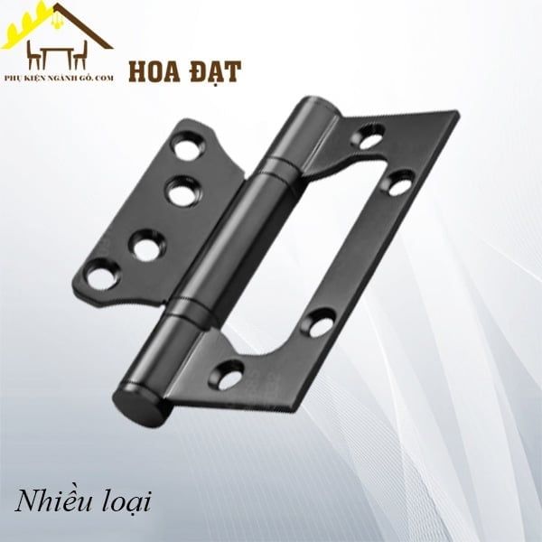 Bản lề lá âm dương Vinahardware, màu đen - HHL100B