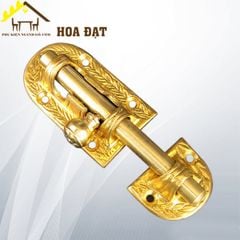 Chốt gài cửa tròn đồng thau Vinahardware DC2132D100 dài 300mm