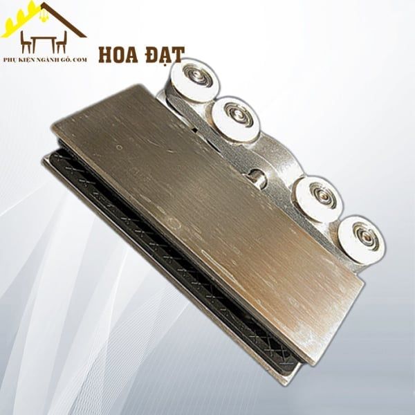 Bánh xe cửa lùa loại vuông Vinahardware, Inox 304- CT4363-CT4363