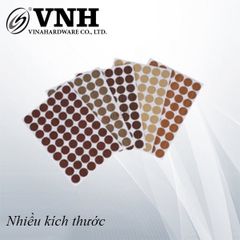 Miếng dán che đầu vít Vinahardware, màu nâu vân gỗ - CDV12N