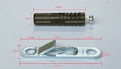 Bộ chốt liên kết Vinahardware kích thước 47x10mm - VNH4710