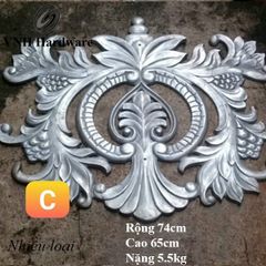 Gia công đúc gang hoa văn lan can cầu thang Vinahardware VNH53120-VNH53120