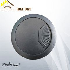 Nắp luồn dây điện nhựa, màu đen Vinhardware - W50BD
