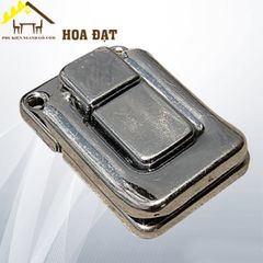 Chốt khóa tủ gỗ móc vuông lớn màu trắng Vinahardware loại 40x27mm KT049BW