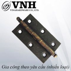 Bản lề lá hai đầu tiện Vinahardware kích thước 17x63mm H0126CH-H0126CH