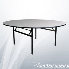 Khung bàn xếp gọn Vinahardware D1000xR1000xC730mm cho mặt ván tròn 1500mm VNH365070