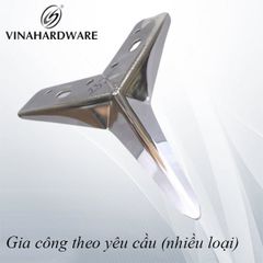 Chân ghế sofa inox cao 125mm Vinahardware - VNH121D125