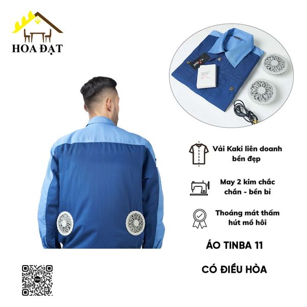 Áo Tinba11 (Áo có gắn quạt)