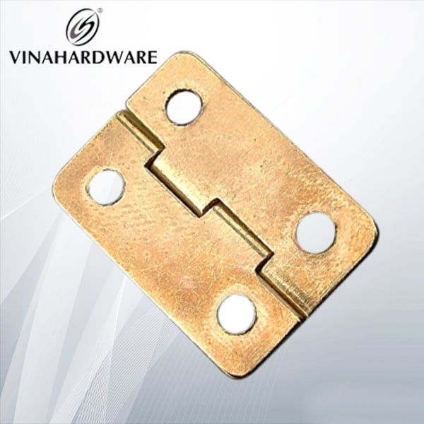 Bản lề vàng đồng Vinahardware kích thước 20x30mm H0026B-H0026B
