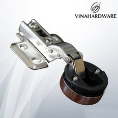 Bản lề nắp bật cho kính cong vừa không giảm chấn  Vinahardware H0032B Cup 26mm- H0032B