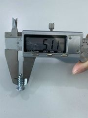 Vít đầu bằng răng nhuyễn Vinahardware loại M6, màu trắng-ZS625SN