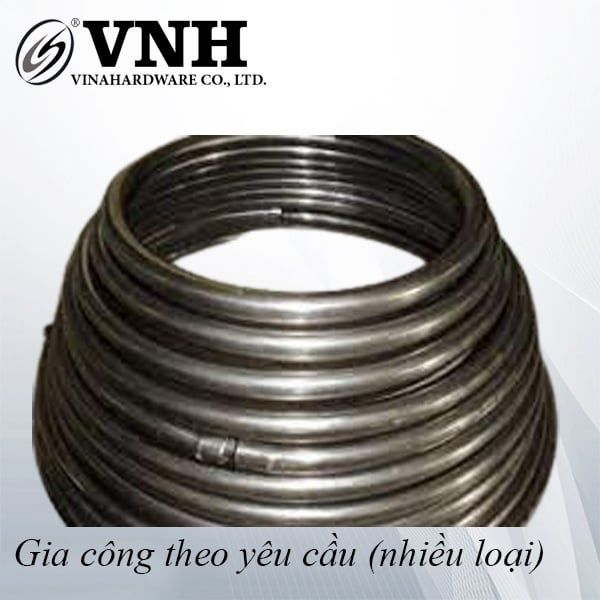 Hàn ống sắt Vinahardware phi 16 dày 1mm, gia công uốn, hàn liền, phôi thô, VNH16140