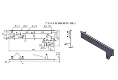 Cặp chi tiết tay nâng số 1 Vinahardware CTTN1