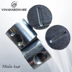 Tán ngang lỗ lệch Vinahardware loại M6, đường kính 15mm - HDSB304-CRS613D15S