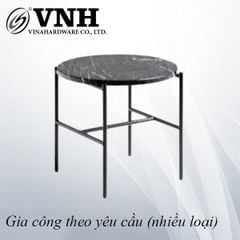 Khung bàn tròn sắt 460x400x295mm, sơn đen cát - VNH460400