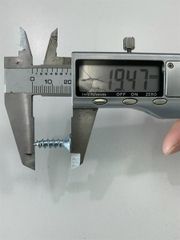 Vít đầu bằng răng nhuyễn Vinahardware loại M6, màu trắng-ZS625SN