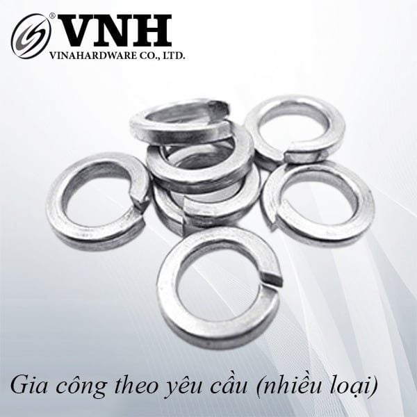 Long đền vênh M10 Vinahardware, màu trắng - WSS1014W15