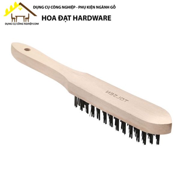 Bàn chải sắt cán gỗ
