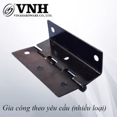 Bản lề chữ U Vinahardware loại 60mm, màu đen dày 1.2ly H0013B23