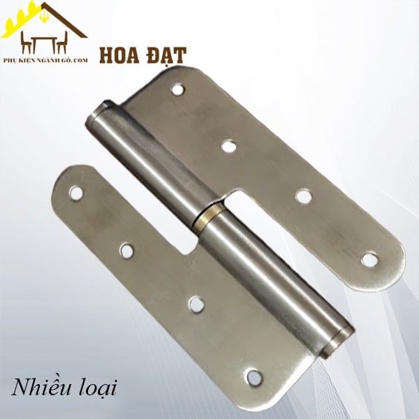 Bản lề cối cửa đi  Vinahardware dài 120 mm inox HVT08101-HVT08101