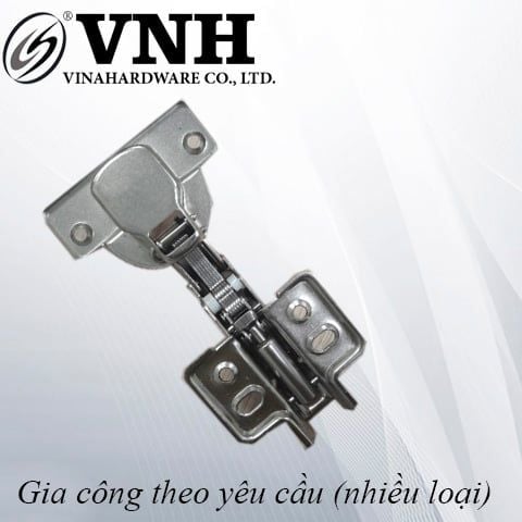 Bản lề Vinahardware cup 40 giảm chấn, đế cố định-H0048A