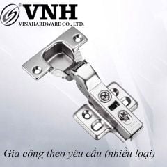 Bản lề Vinahardware cup 40 giảm chấn, đế cố định-H0048A