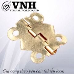 Bản lề lá dạng cánh bướm Vinahardware, màu vàng-H0114M
