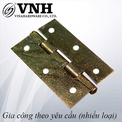 Bản lề lá 63mm xi giả cổ Vinahardware H0007D23-H0007D23
