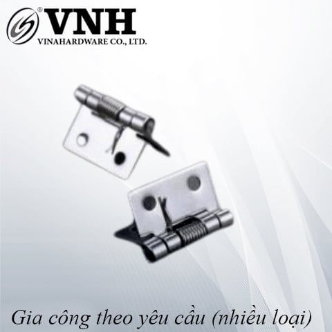 Bản lề lá inox 201 Vinahardware, có lò xo H2530I