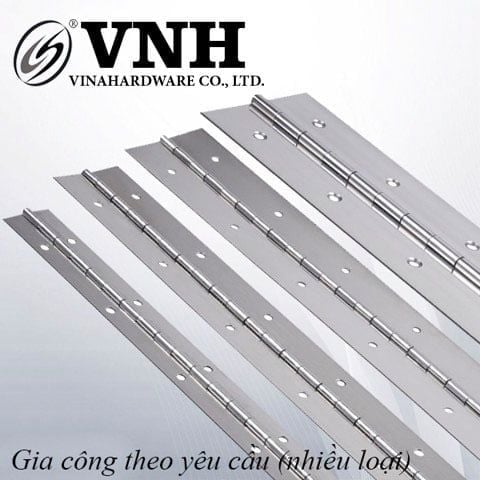 Bản lề lá piano Vinahardware bản 37mm, inox 201-VNH37250