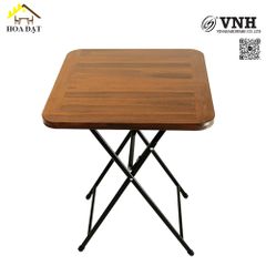 Khung bàn vuông cafe Vinahardware, sơn đen mờ - VNH550750