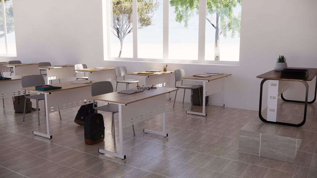 Khung bàn học sinh Vinahardware kích thước 1200x500x750mm - VNH1200750