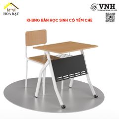 Bộ khung bàn học sinh tiểu học Vinahardware kích thước 700x500x690mm - VNH700500