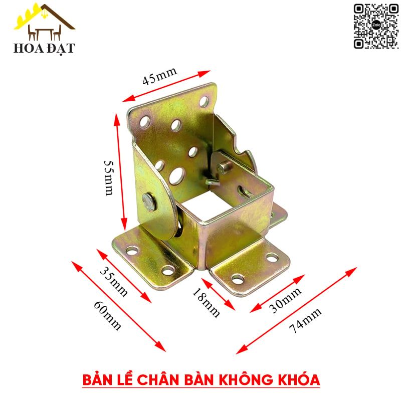 Bản Lề Chân Bàn Có Khóa, Không Khóa Vinahardware