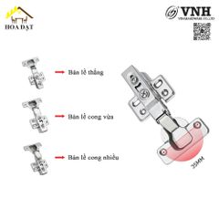 Bản lề cup 35 không giảm chấn Vinahardware, đế tháo nhanh - HDHI57-H0034A