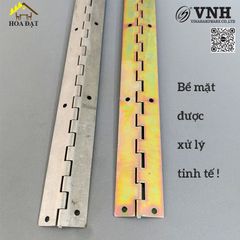 Bản lề lá piano Vinahardware bản 37mm, inox 201-VNH37250